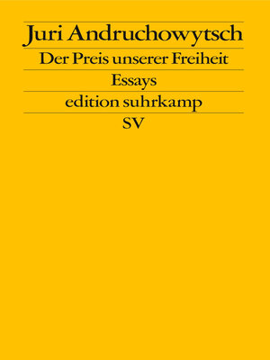 cover image of Der Preis unserer Freiheit